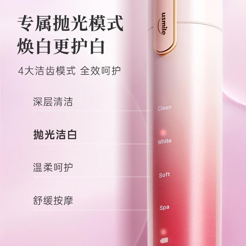 U4 倾心女王声波电动牙刷 （蜜桃粉）-主图3.jpg